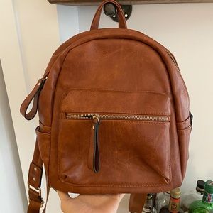 Leather backpack from Italy (never used)